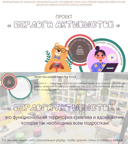 Берлога активистов.